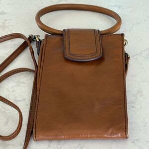 Hobo Shelia Phone Leather Crossbody with Top Handle